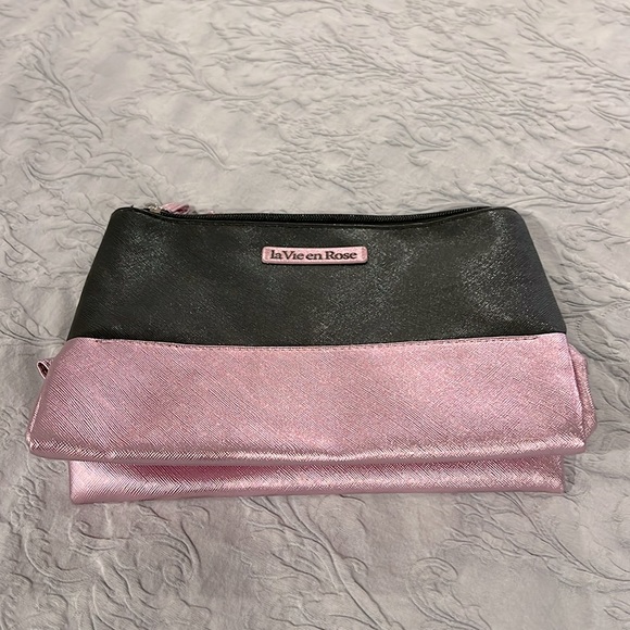 La Vie en Rose makeup bag, travel case - Picture 1 of 3